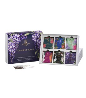Geschenkbox mit La via del Té Giardini Segreti Tees , 30 Beutel