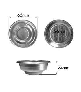 Sieb 2 tassen 7 g Kaffee, für Tamper Ø53 mm