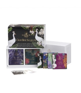 Geschenkbox mit La via del Té Giardini Segreti Tees , 12 Beutel
