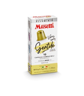 Kapseln NESPRESSO® kompatiblen- Gentile, 5,6gx10ks