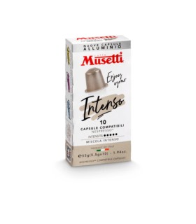 Kapseln. Nespresso® Kompatible - Intenso 5,6gx10Stk, Röster Musetti S.P.A.